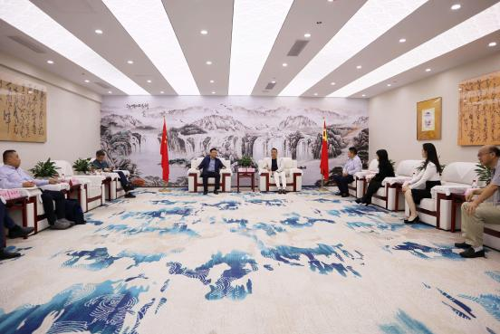 合肥新站高新區黨工委委員、管委會副主任安志強到訪索威爾科技公司總部—聯合企業集團